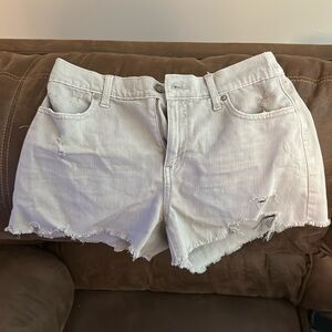Aerie Gray Cutoff Shorts